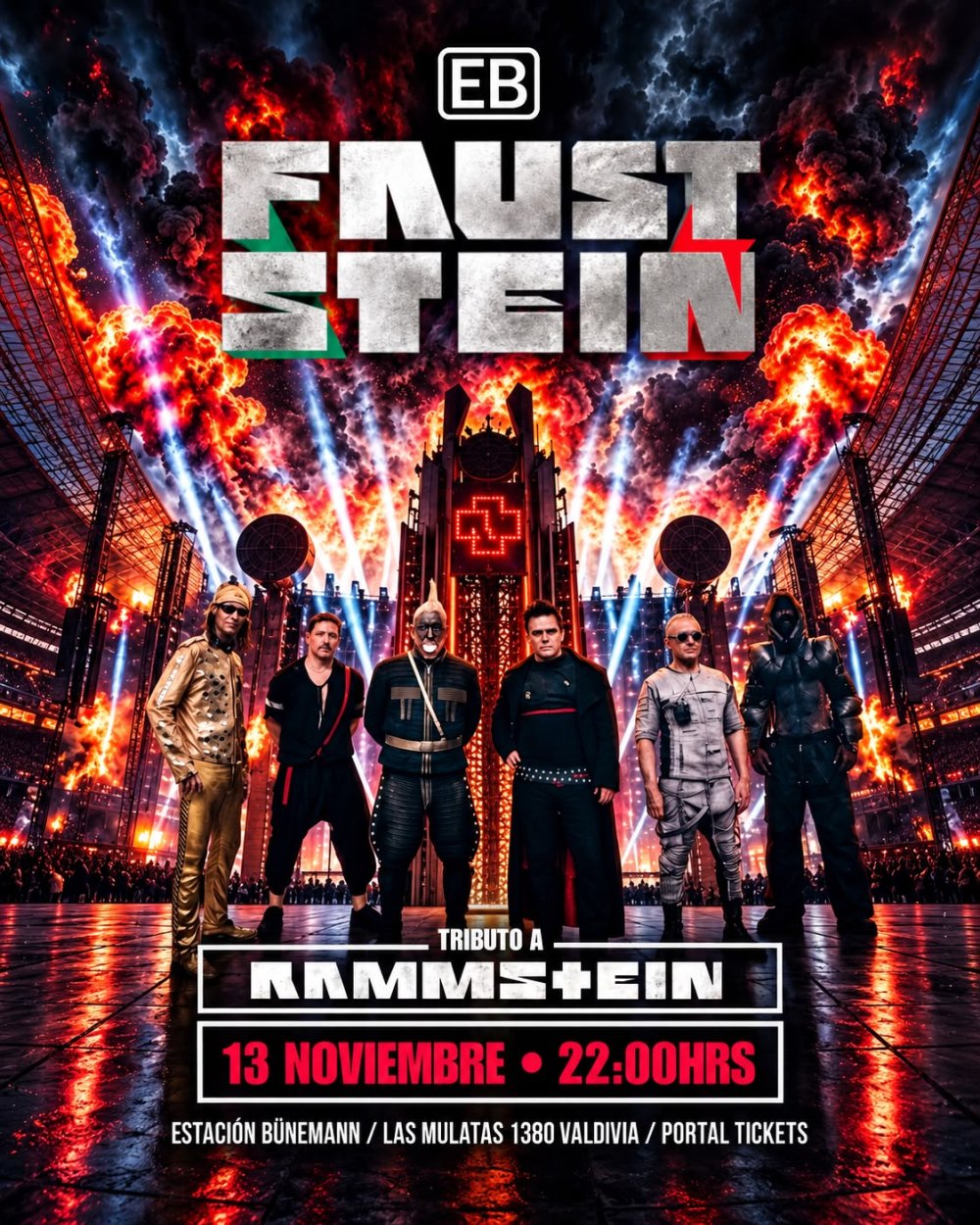 FAUST STEIN TRIBUTO A RAMMSTEIN EN ESTACIÓN BUNEMANN