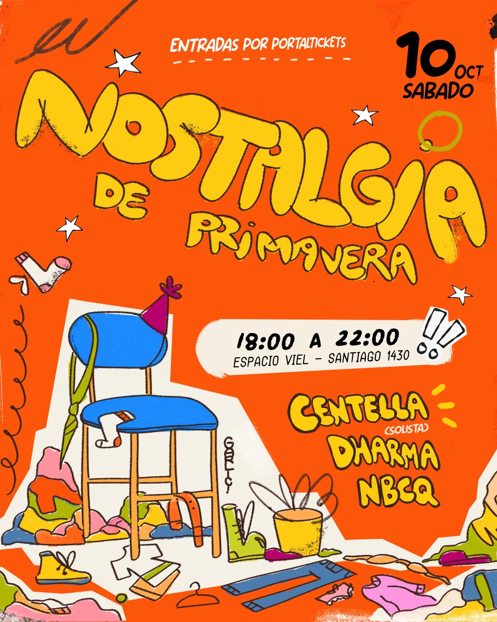 NOSTALGIA DE PRIMAVERA: CENTELLA, DHARMA Y NBCQ EN ESPACIO VIEL