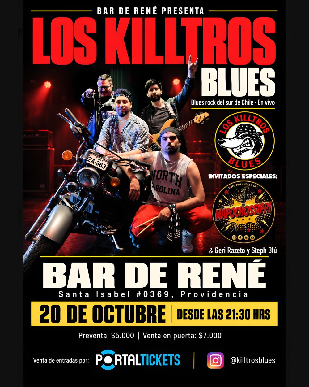 LOS KILLTROS BLUES EN BAR DE RENÉ