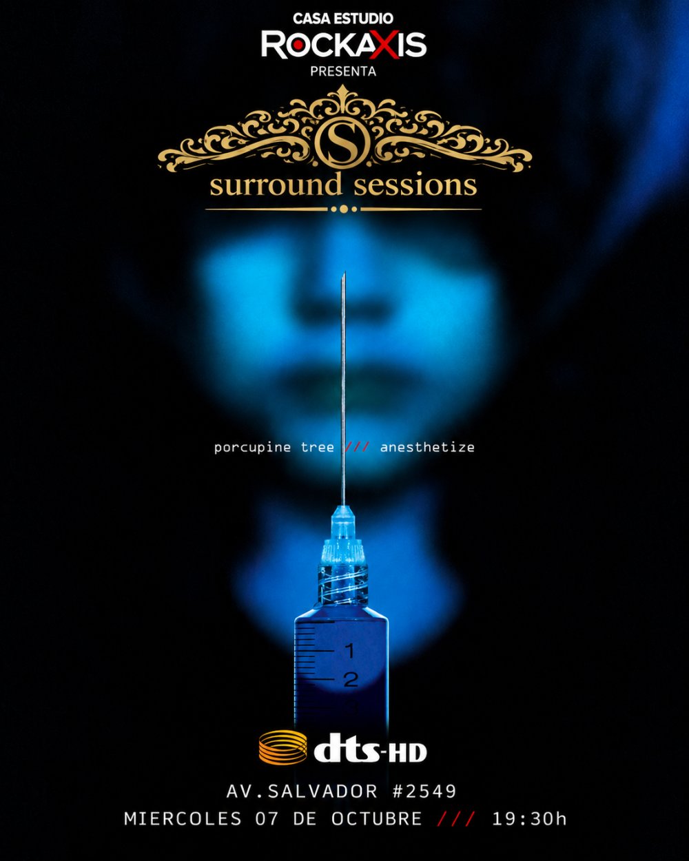 SURROUND SESSIONS: PORCUPINE TREE - ANESTHETIZE EN CASA ESTUDIO ROCKAXIS