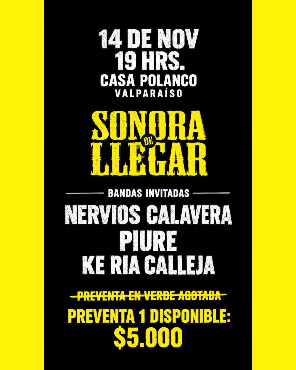 SONORA DE LLEGAR EN VIVO CASA POLANCO