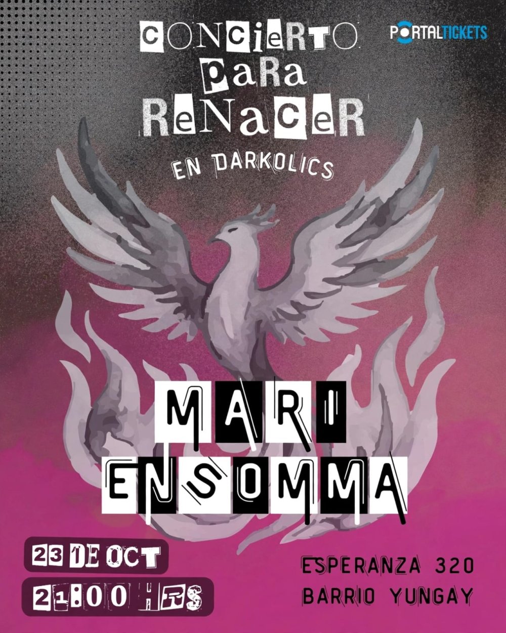 CONCIERTO PARA RENACER EN DARKCOLICS