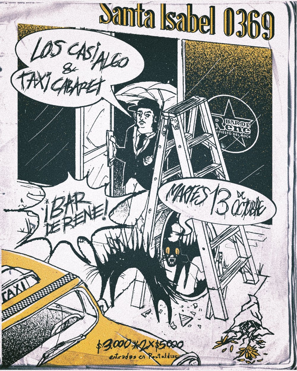 LOS CASI ALGO Y TAXI CABARET EN BAR DE RENÉ