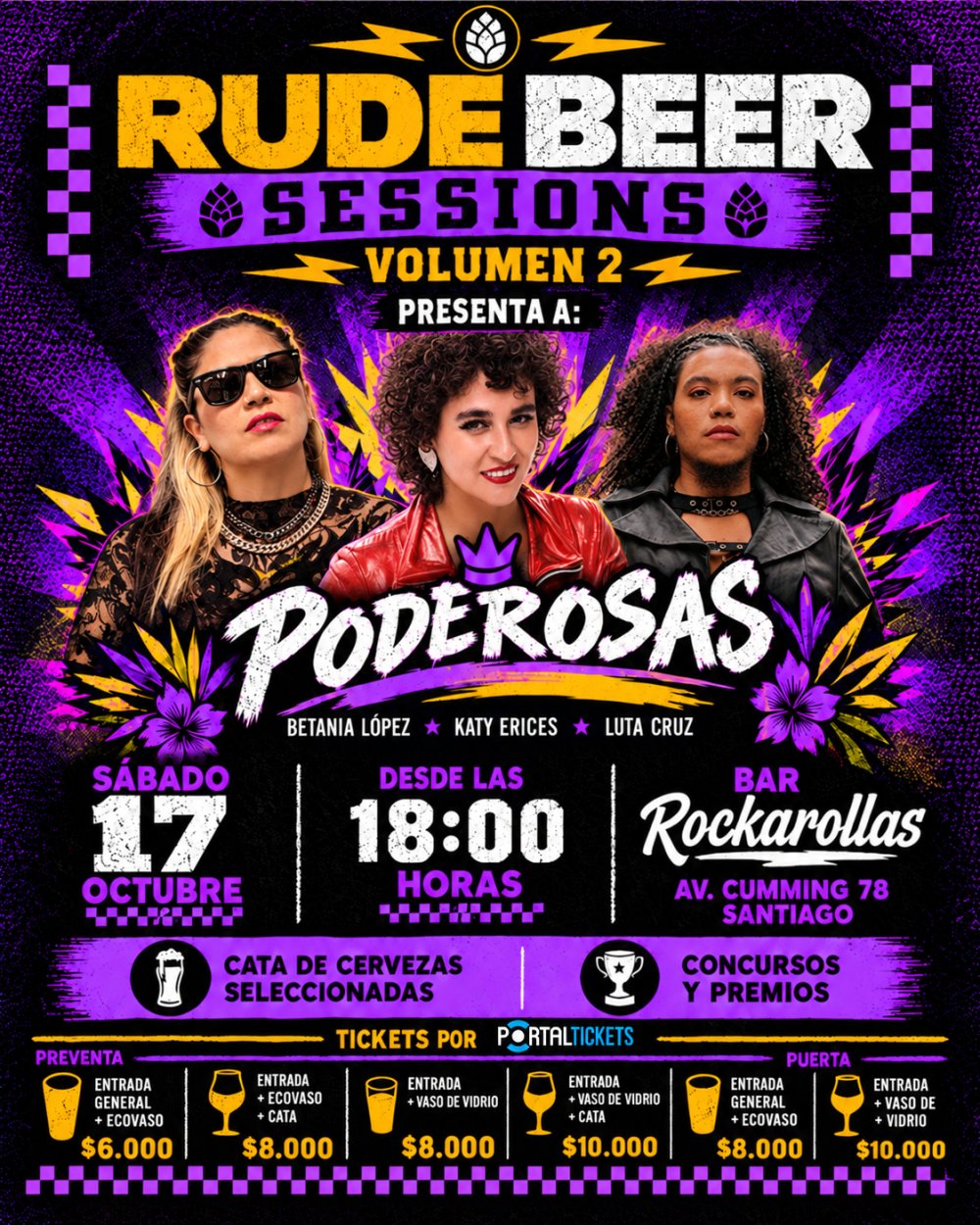 RUDE BEER SESSIONS VOLUMEN 2 EN ROCKA'ROLLA'S