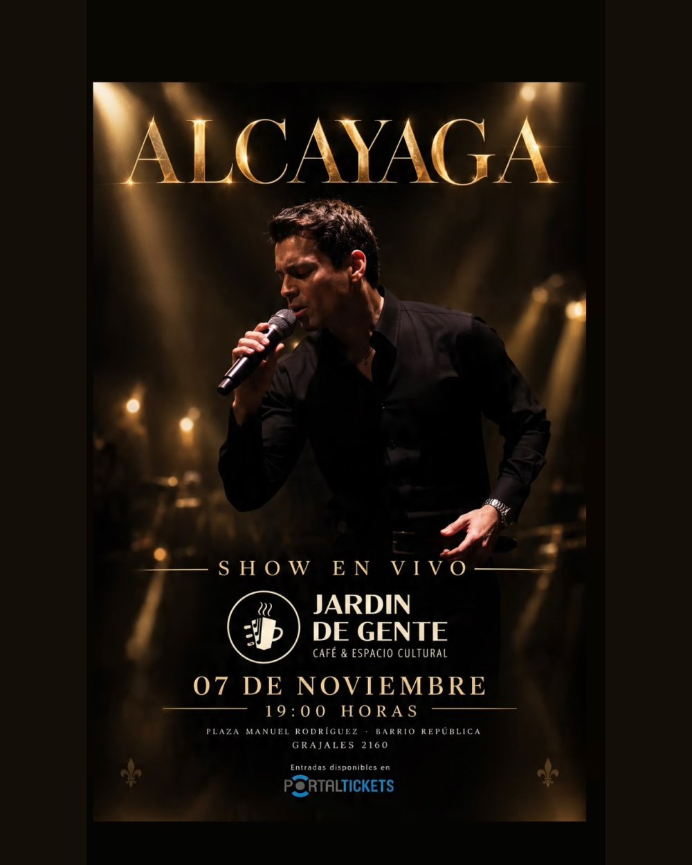 UN LATIDO DE ALCAYAGA EN JARDIN DE GENTE