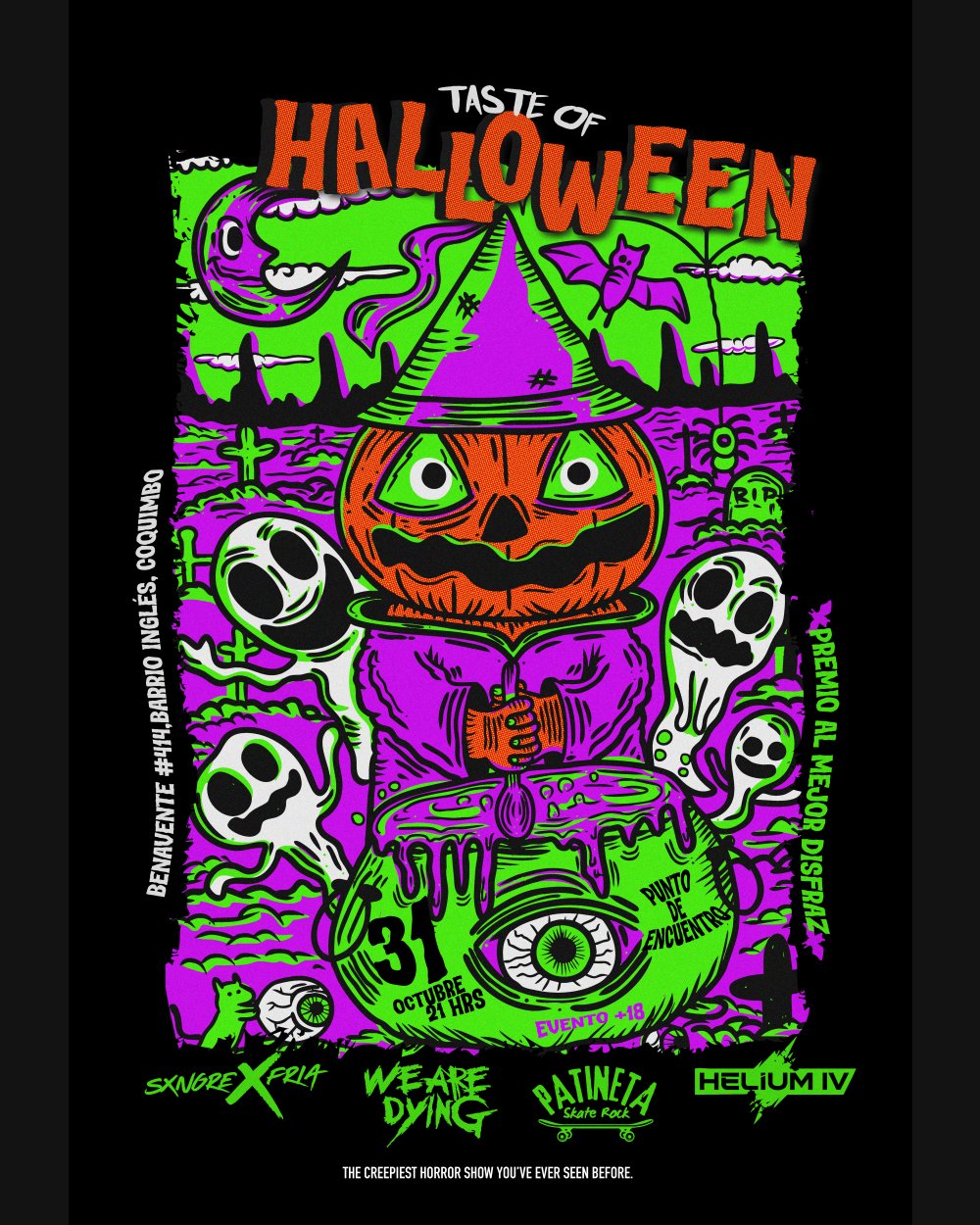 HALLOWEEN EN PUNTO DE ENCUENTRO, COQUIMBO