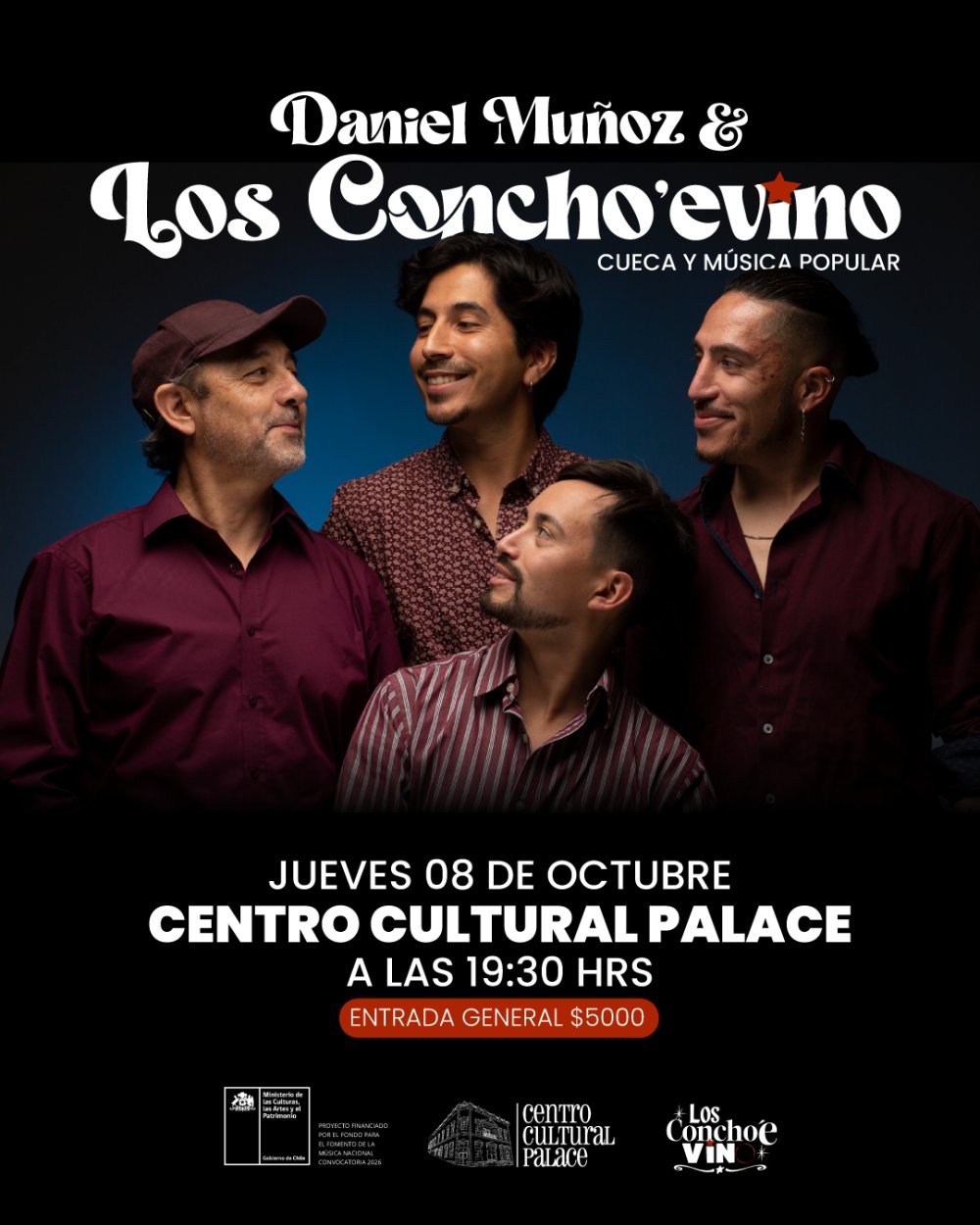 DANIEL MUÑOZ & LOS CONCHO'E VINO