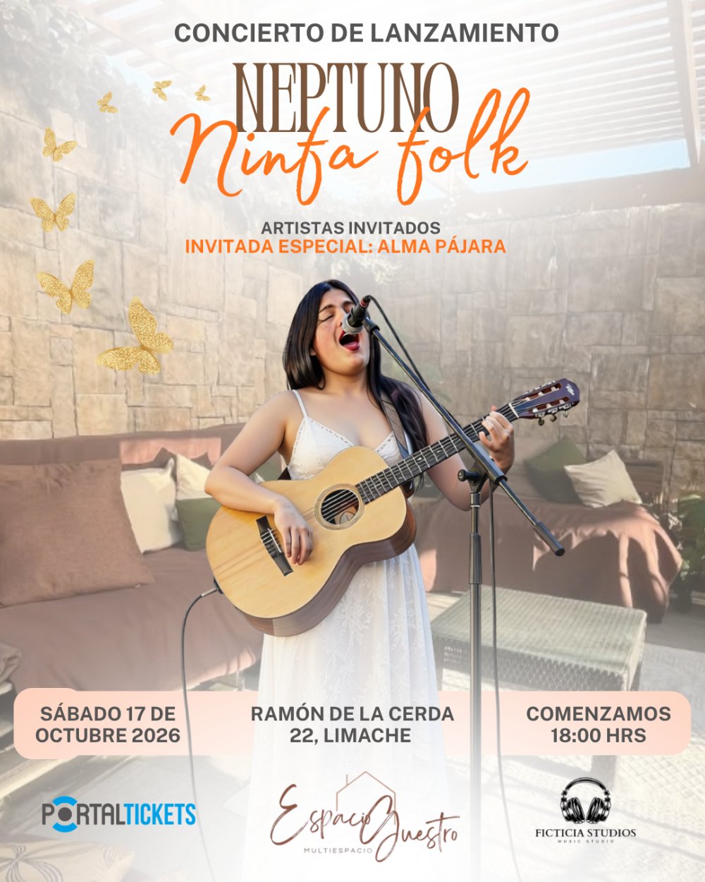 LANZAMIENTO PRIMER SENCILLO NINFA FOLK EN ESPACIO GUESTRO