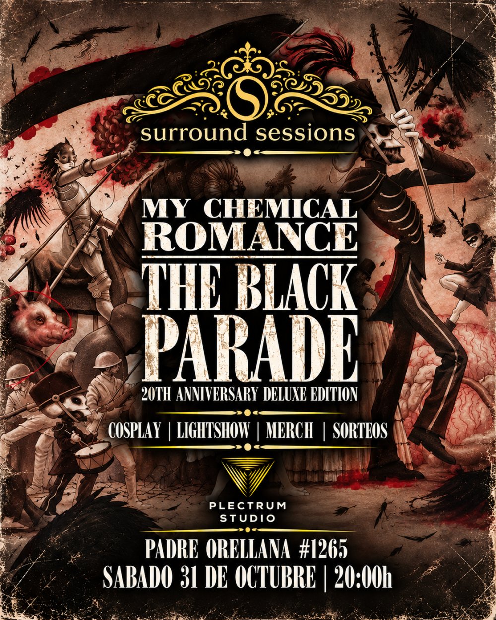 SURROUND SESSIONS: THE BLACK PARADE (20 AÑOS) HALLOWEEN PARTY