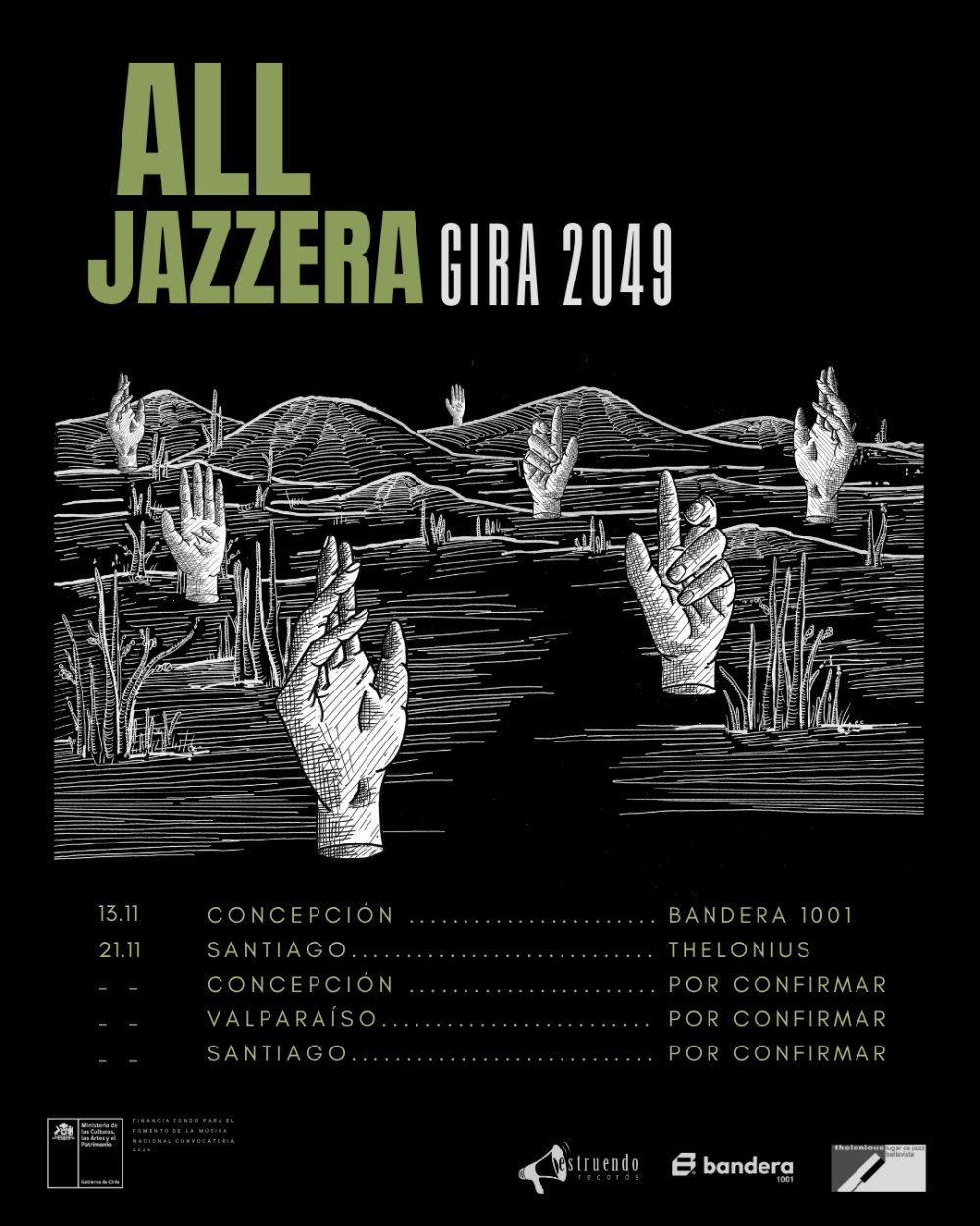 ALL JAZZERA 2049 - BANDERA 1001