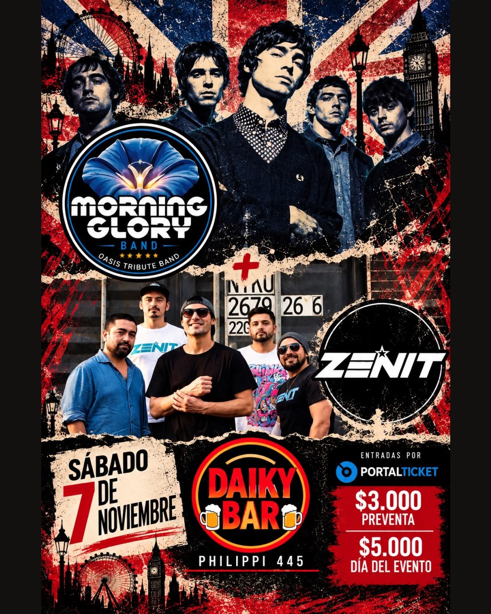 MORNING GLORY (TRIBUTO OASIS) + ZENIT