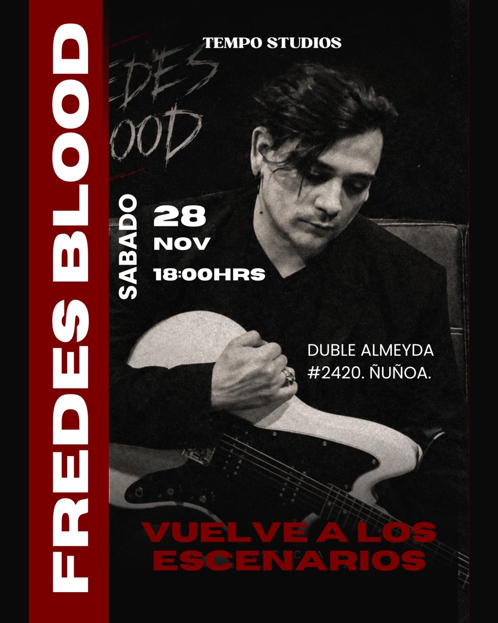 FREDES BLOOD EN TEMPO STUDIO