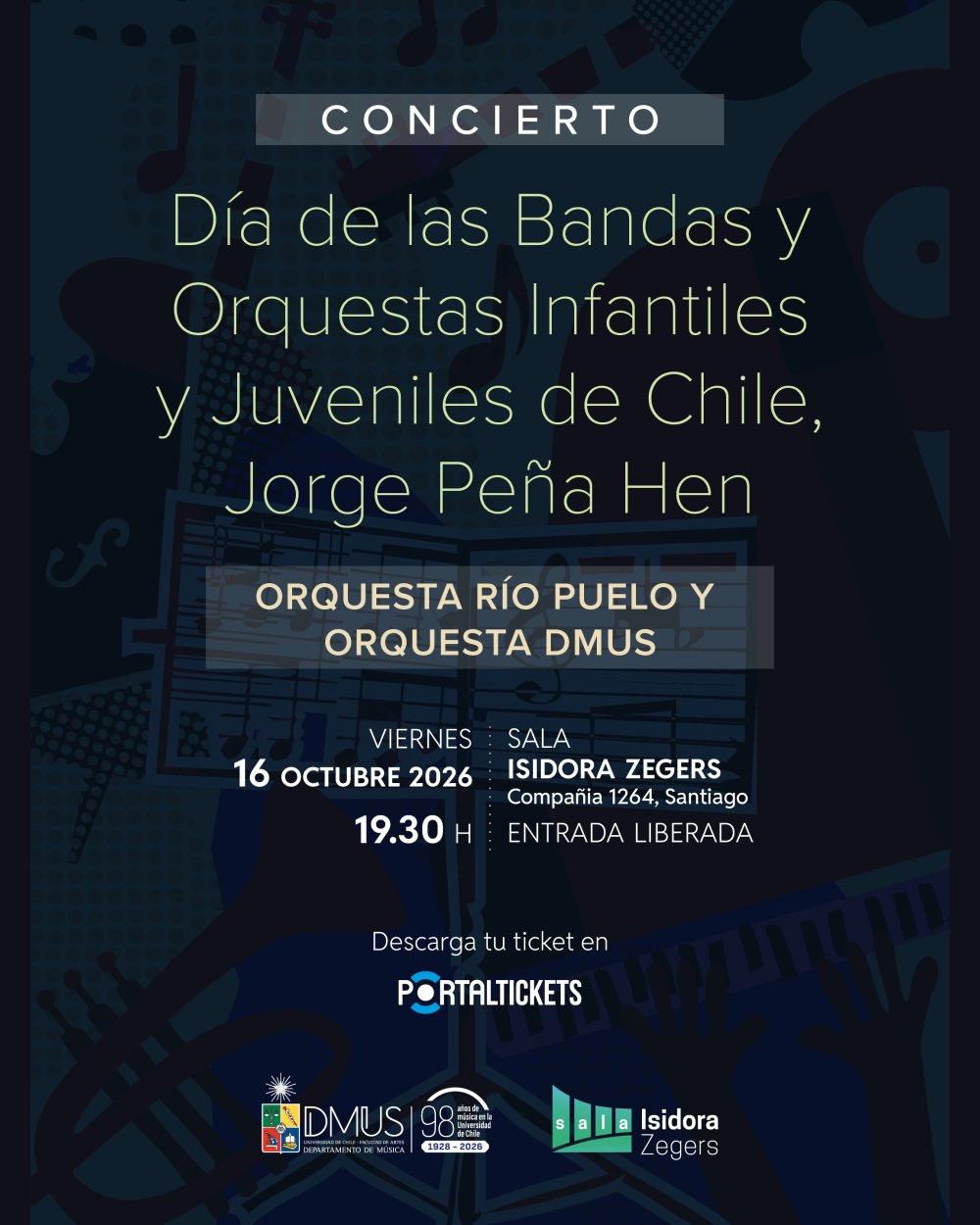 CONCIERTO DÍA DE LAS ORQUESTAS INFANTILES Y JUVENILES DE CHILE