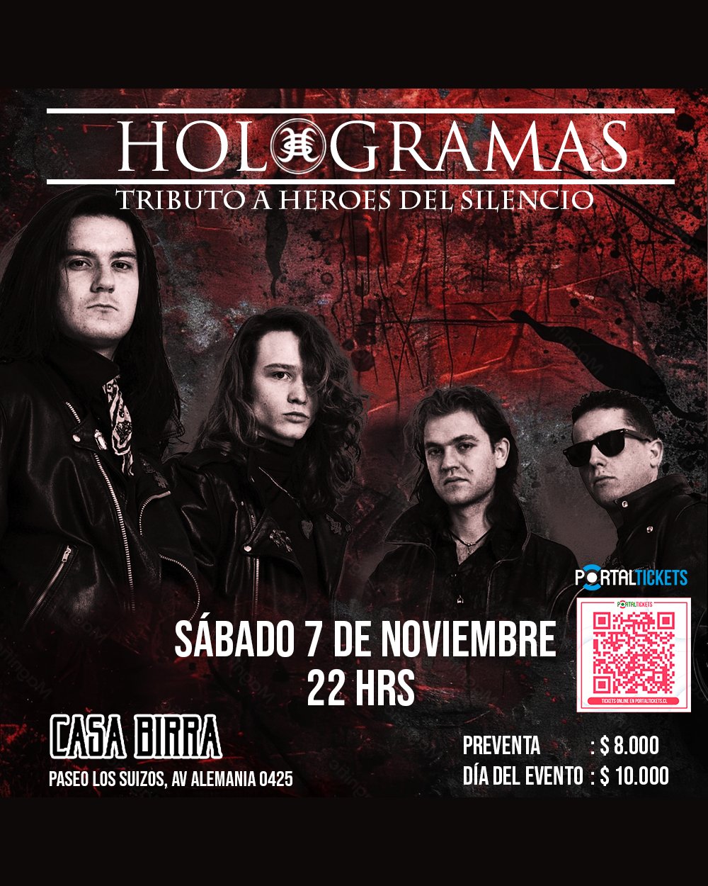 HOLOGRAMAS: TRIBUTO A HÉROES DEL SILENCIO