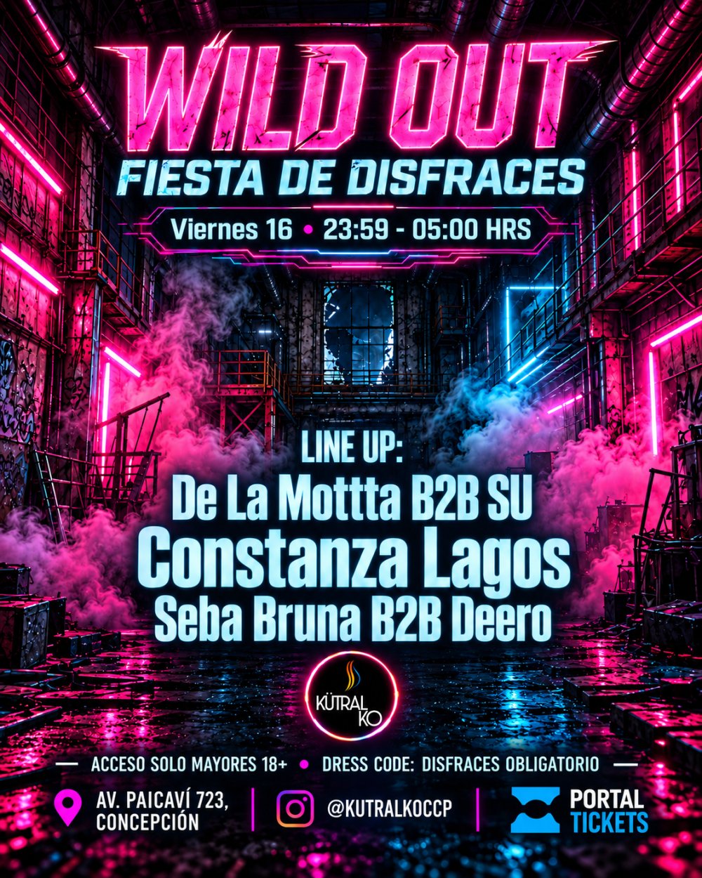 WILD OUT FIESTA DISFRACES