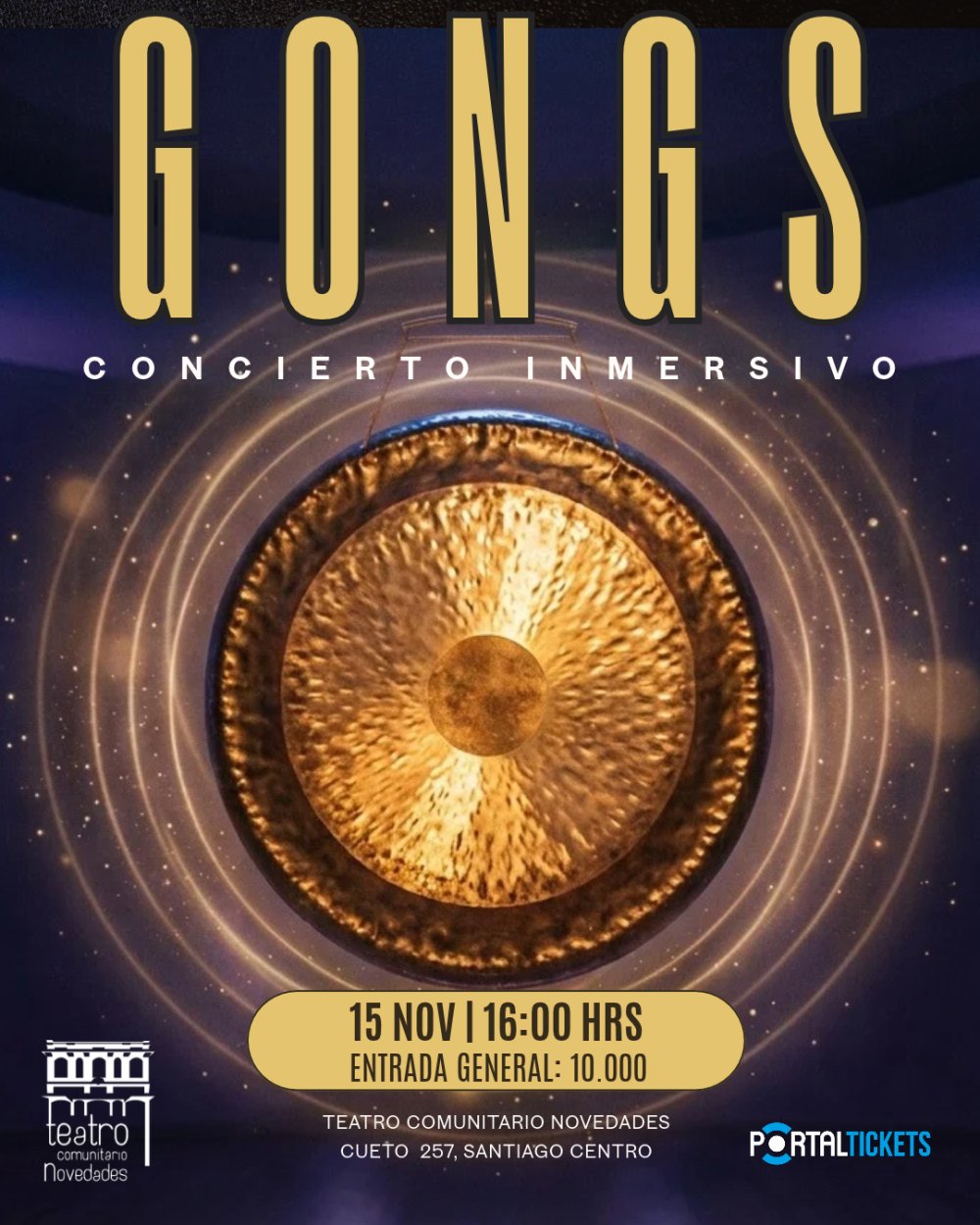 CONCIERTO DE GONGS INMERSIVO