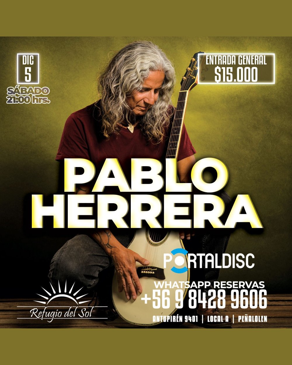 PABLO HERRERA EN UN CONCIERTO INTIMO
