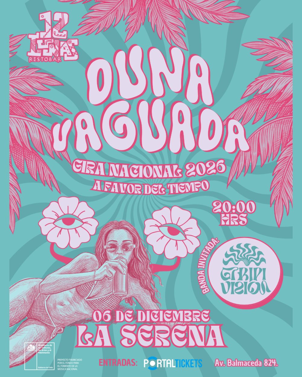 DUNA VAGUADA PRESENTANDO SU NUEVO ÁLBUM EN LA SERENA