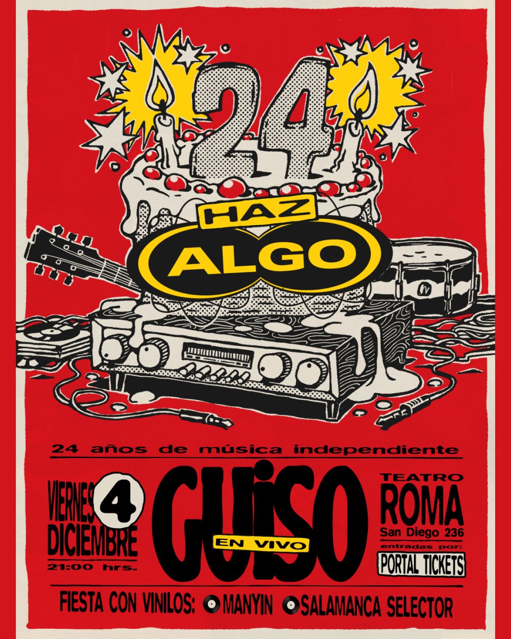 HAZ ALGO! ANIVERSARIO 24 ALGORECORDS