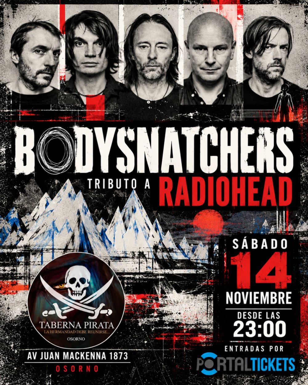 BODYSNATCHERS TRIBUTO A RADIOHEAD