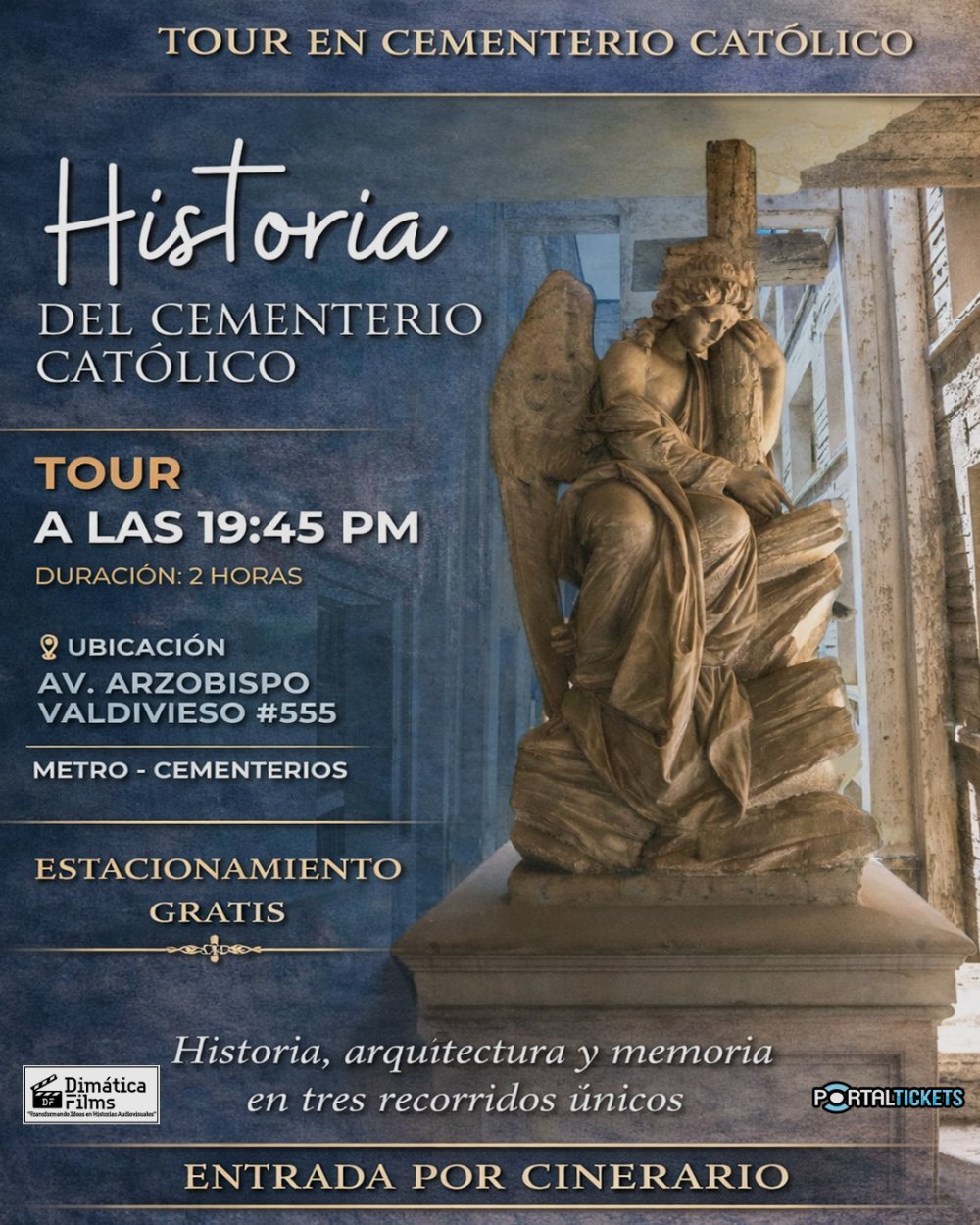 TOUR EN EL CEMENTERIO CATÓLICO: HISTORIAS DEL CEMENTERIO CATÓLICO | EPISODIO II: REGRESO AL CEMENTERIO CATÓLICO