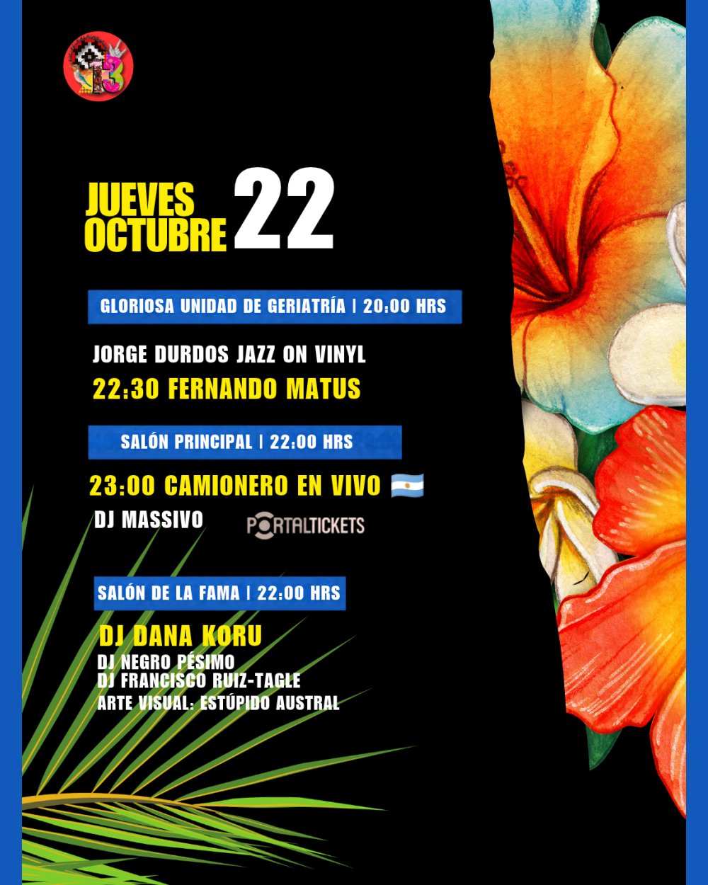 JUEVES 22 DE OCT