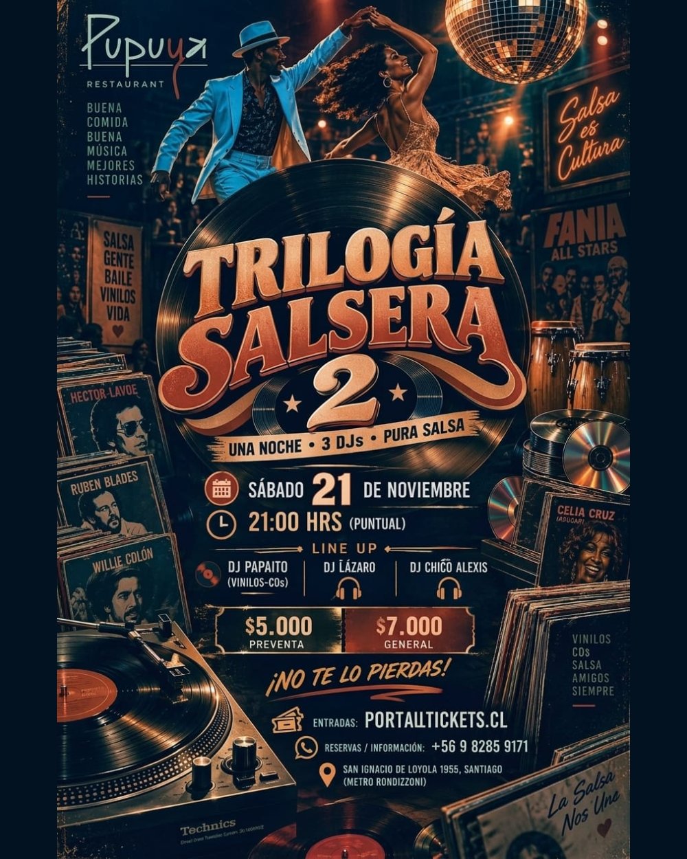 TRILOGÍA SALSERA 2EN PUPUYA RESTAURANT