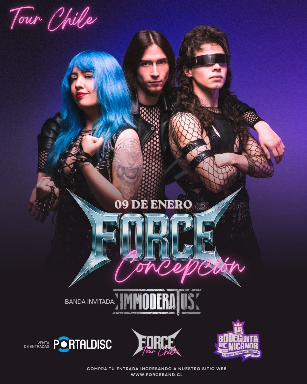 Force + Immoderatus: Bodeguita de Nicanor, Concepción