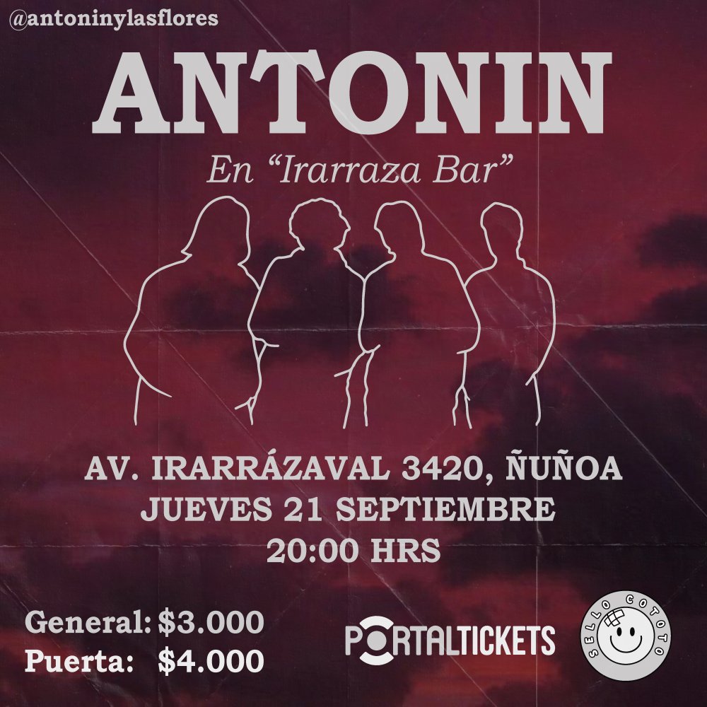 Flyer ANTONIN EN IRARRAZABAR