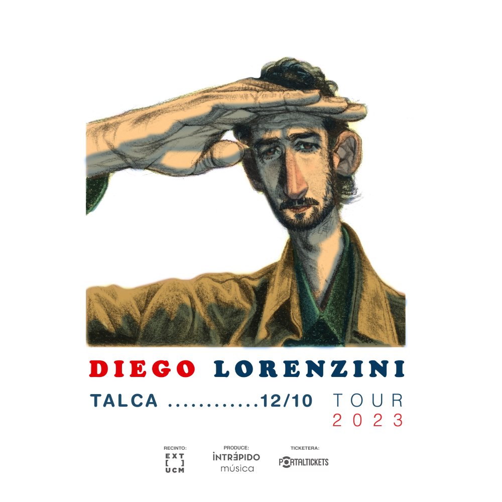 Flyer DIEGO LORENZINI EN TALCA - CENTRO DE EXTENSION UCM SEGUNDA FUNCION