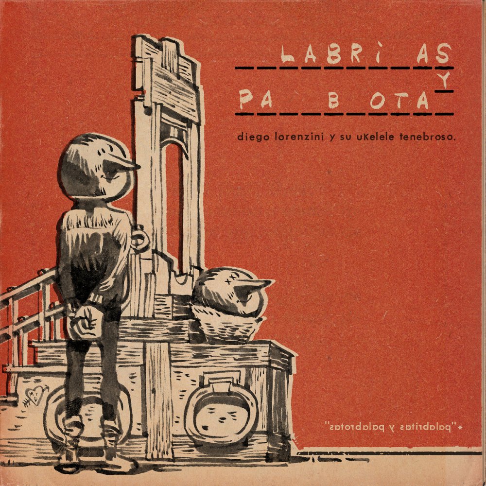 Flyer VENTA ESPECIAL VINILO DOBLE DIEGO LORENZINI - PALABRITAS Y PALABROTAS