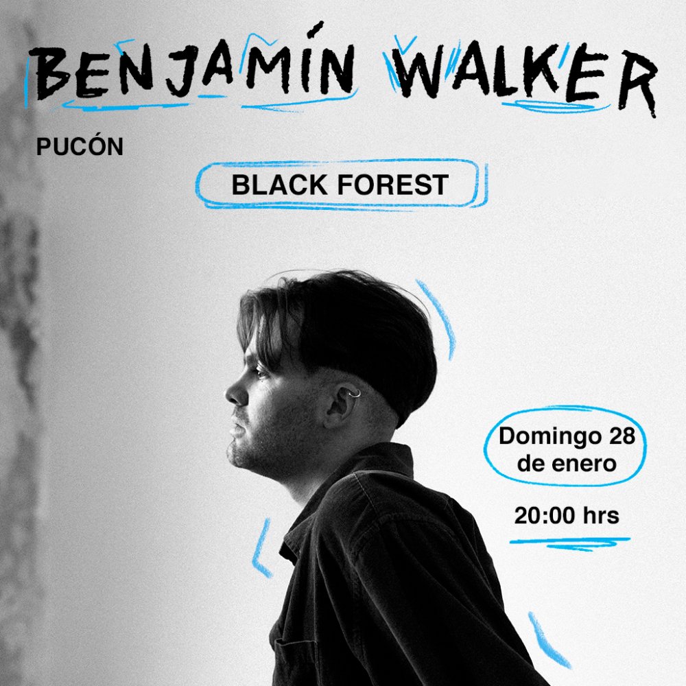 Flyer BENJAMIN WALKER DE PRINCIPIO A FIN EN PUCON