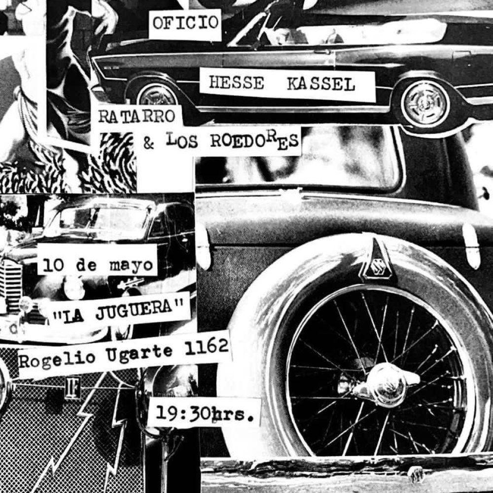 Flyer OFICIO, HESSE KASSEL Y RATARRO & LOS ROEDORES EN LA JUGUERA