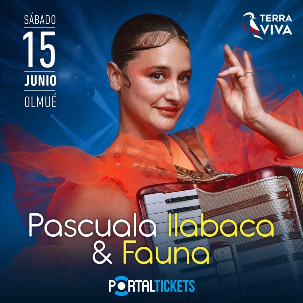 Flyer Evento PASCUALA ILABACA Y FAUNA EN TERRA VIVA, OLMUE