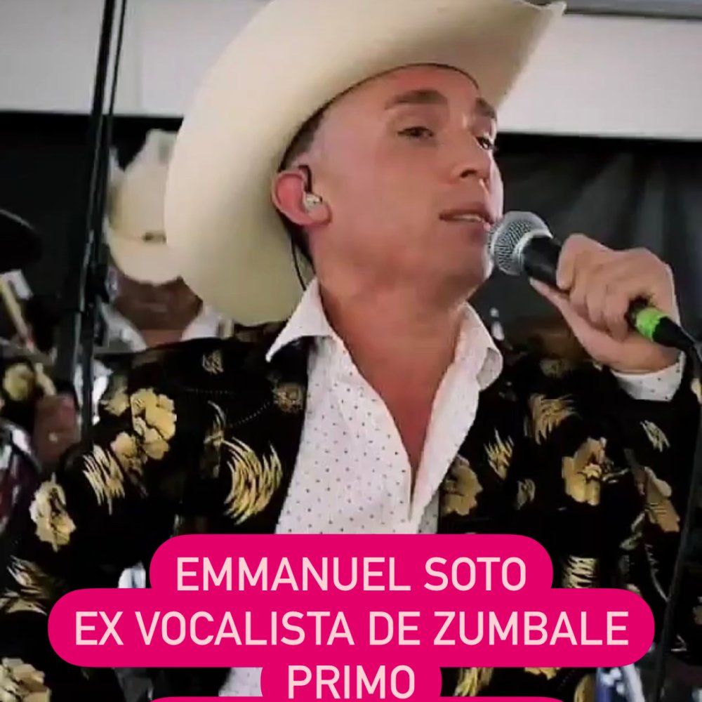 Flyer Evento EMMANUEL SOTO: EX VOCALISTA DE ZÚMBALE PRIMO EN KUNGE, CASTRO