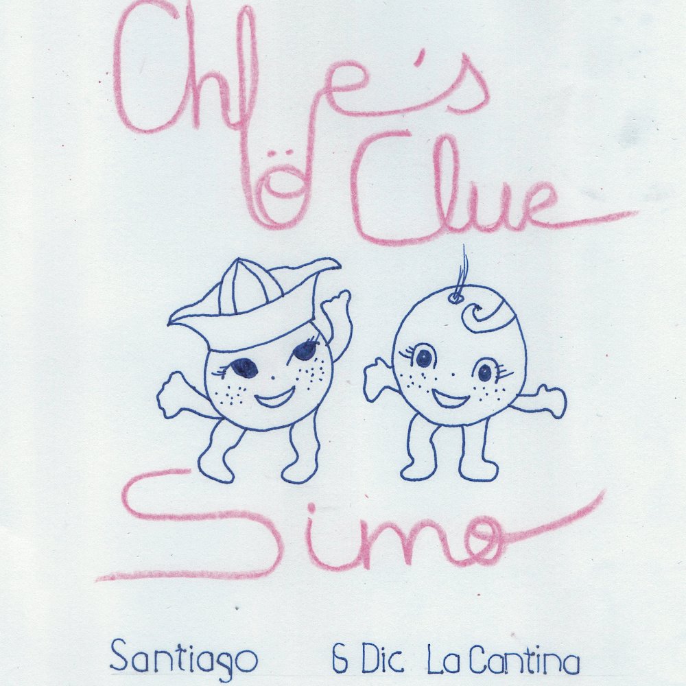 Flyer CHLOE'S CLUE (ESPAÑA) + SIMO EN LA CANTINA