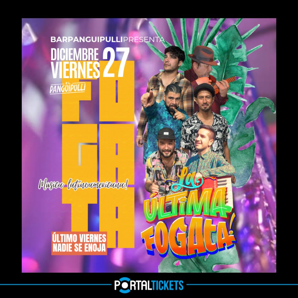 Flyer Evento AÑO NUEVO CON LA ÚLTIMA FOGATA EN BAR PANGUIPULLI