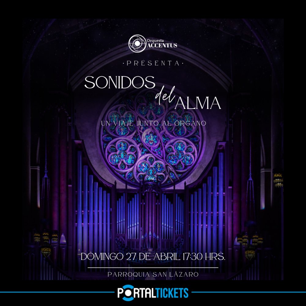 Flyer Evento SONIDOS DEL ALMA EN SAN LÁZARO