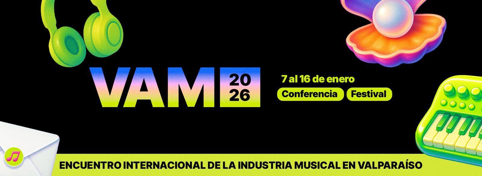 Flyer Evento VAM 2026 - EN VALPARAÍSO