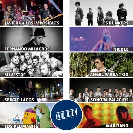 Carátula VARIOS ARTISTAS - Compilado Evolución 2015