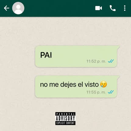 Carátula No me Dejes el Visto