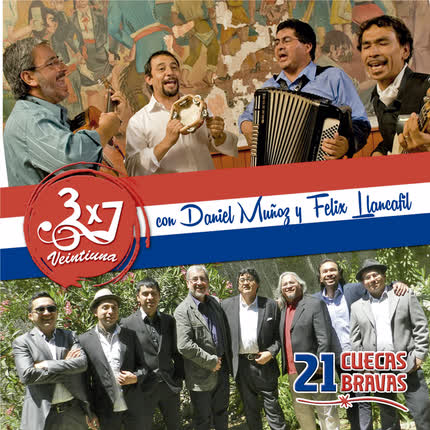 Carátula 3X7 VEINTIUNA - 21 Cuecas Bravas