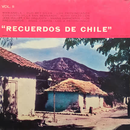 Carátula VARIOS ARTISTAS - Recuerdos de Chile (Volumen 2)