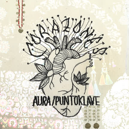 Carátula AURA Y PUNTOKLAVE - Corazones