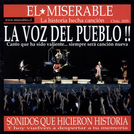 Carátula LOS MISERABLES - La Voz del Pueblo