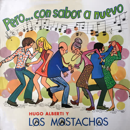 Carátula HUGO ALBERTI Y LOS MOSTACHOS - Pero...Con Sabor a Nuevo