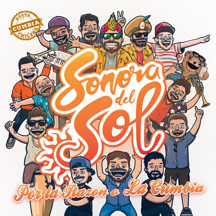 Carátula SONORA DEL SOL - Por la Razón o la Cumbia
