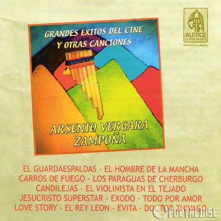 Carátula ARSENIO VERGARA - Grandes éxitos del cine y otras canciones
