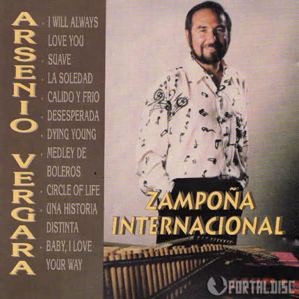 Carátula ARSENIO VERGARA - Zampoña Internacional
