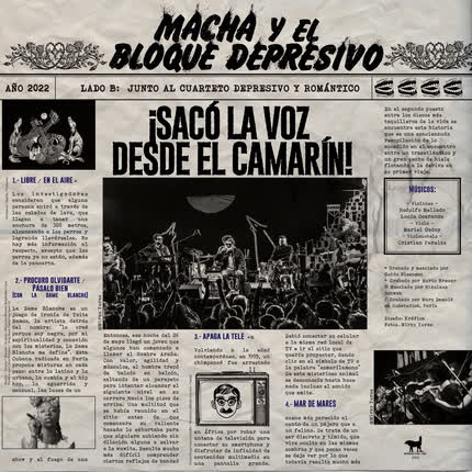 Carátula MACHA Y EL BLOQUE DEPRESIVO - Lado B